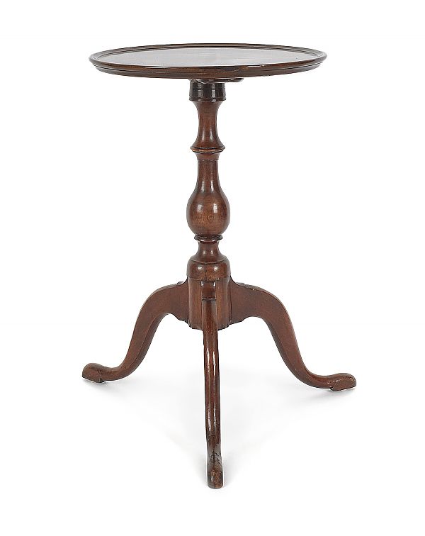 Pennsylvania cherry screw top candlestand 1759ab