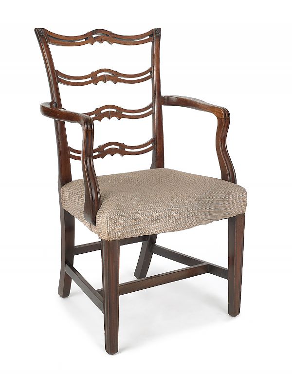 Philadelphia Federal mahogany armchair 1759d8