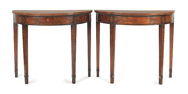 Pair of Adams style painted and 1759ee