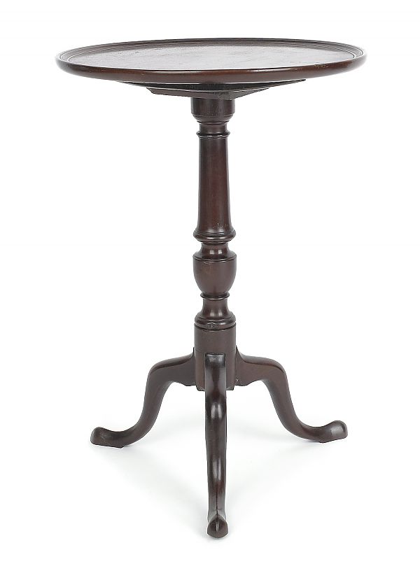 George II mahogany candlestand