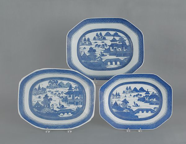 Three Chinese export porcelain