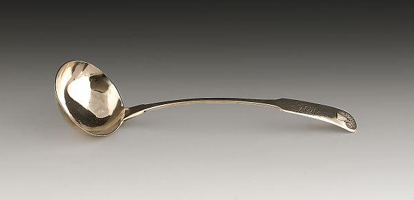 New York silver ladle ca. 1810 bearing