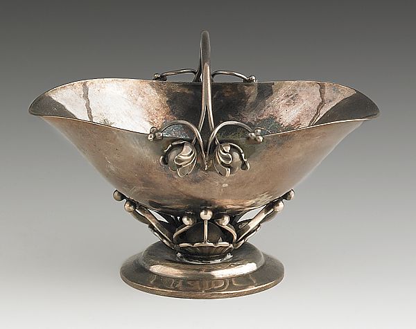 Georg Jensen silver "bud basket