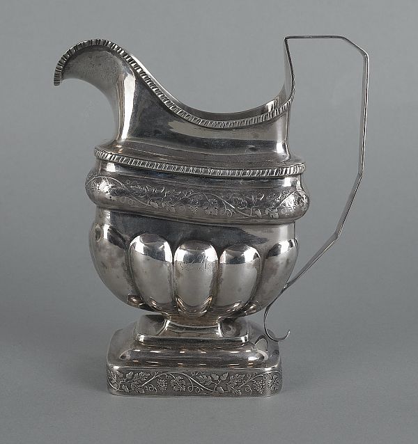 Philadelphia silver creamer early