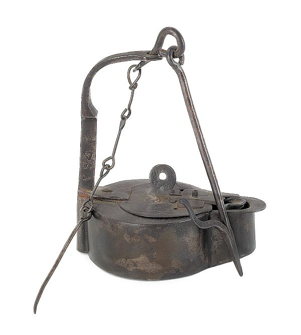 Pennsylvania wrought iron fat lamp 175a62