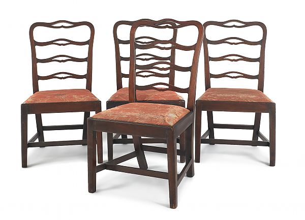 Set of four Philadelphia Chippendale 175aac