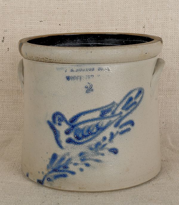 Two gallon stoneware crock with 175b9f