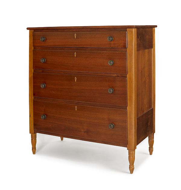 Pennsylvania Sheraton walnut chest 175c04