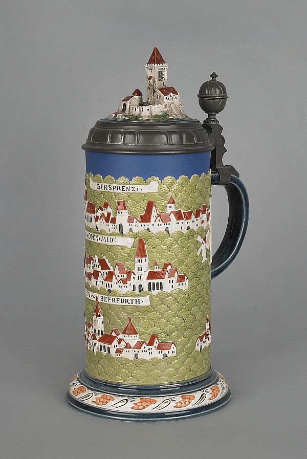 Mettlach stein 2829 with castle 175c43