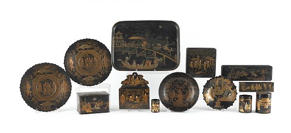 Collection of Japanese lacquerware