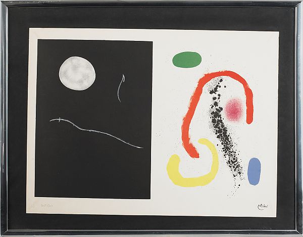 Joan Miro color lithograph 18"