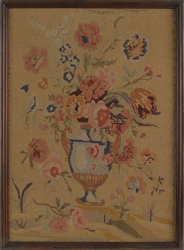 Victorian needlework panel 28  175c5c