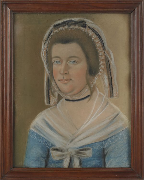 Pastel portrait of a lady 19th