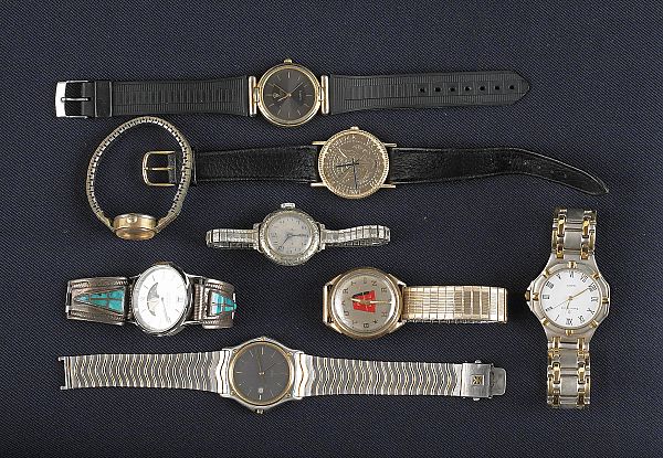 Eight assorted wristwatches to include