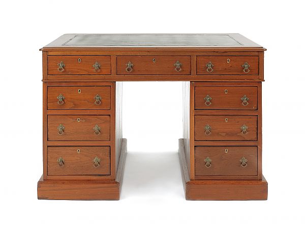 English mahogany desk early 20th 175cd7