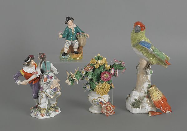 Meissen porcelain figural group