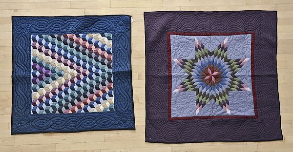 Two Amish crib quilts  175d07