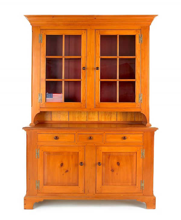 Pine dutch cupboard by Russ Kramer