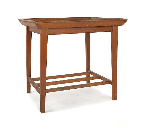Continental pine tray top table
