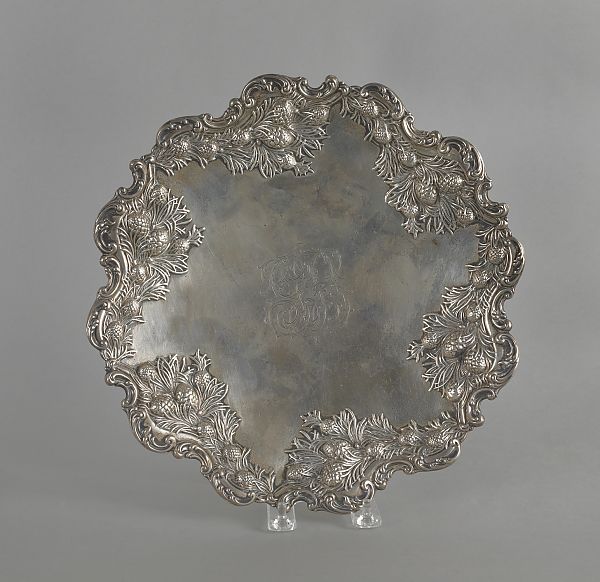 J.E. Caldwell sterling silver serving