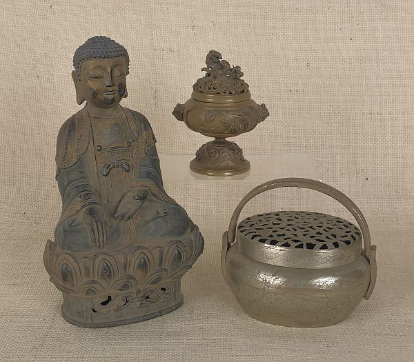 Chinese bronze Buddha together 175db0
