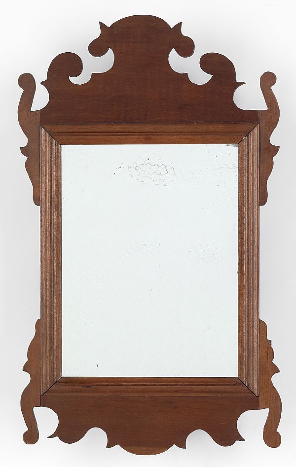 Chippendale cherry looking glass 175de1