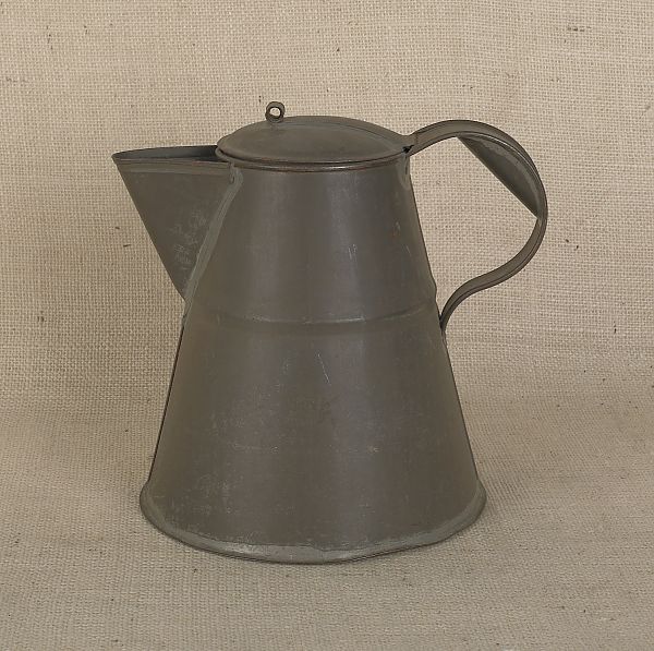 Pennsylvania tin coffee pot 19th 175e53