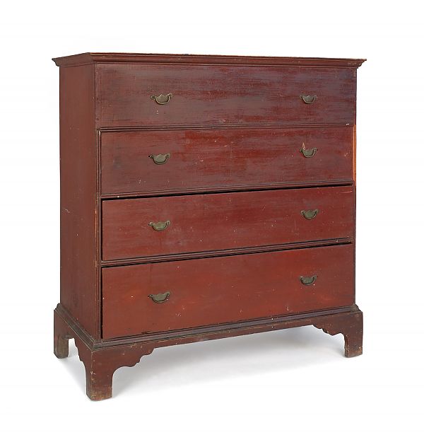 New England painted pine mule chest 175e9b
