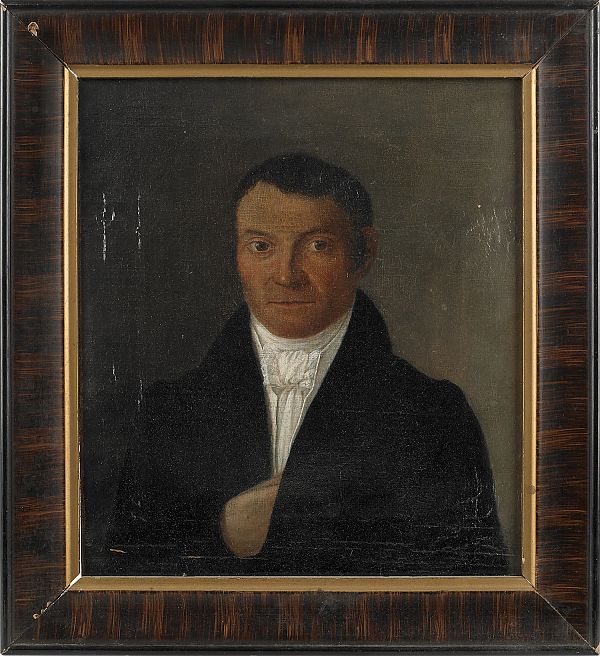 Oil on canvas portrait of a gentlemen