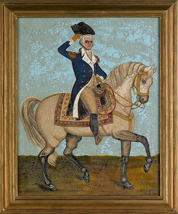 Contemporary oil on canvas of George 175ece