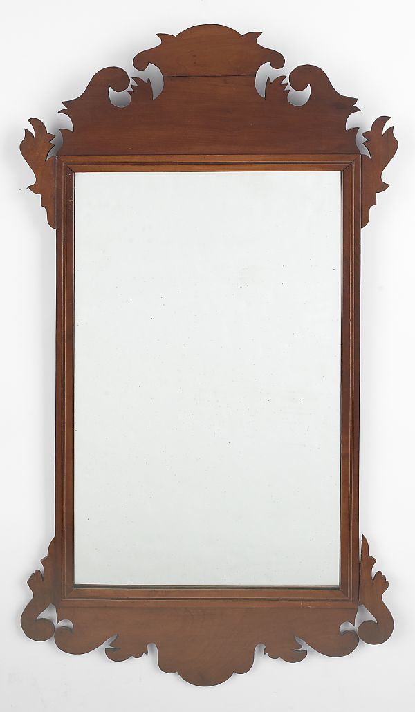 Cherry Chippendale looking glass 175f4f