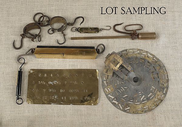 Collection of brass and iron scales 175f62