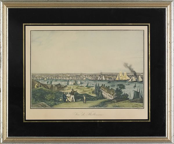 Two printed views of Baltimore 20th