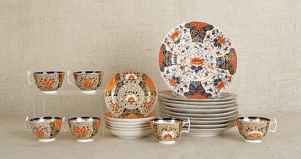 Group of Royal Crown Derby Imari palette