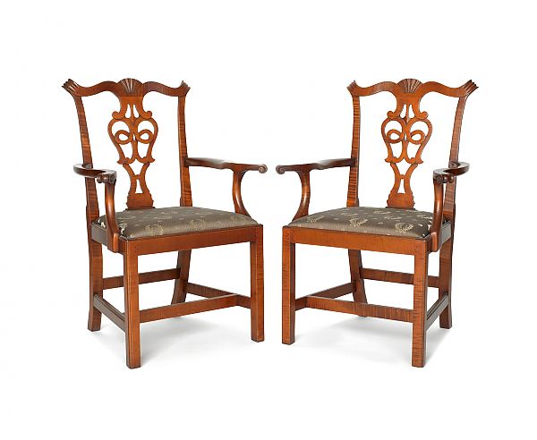 Pair of Eldred Wheeler Chippendale