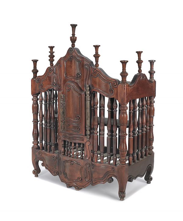 French carved walnut panetiere