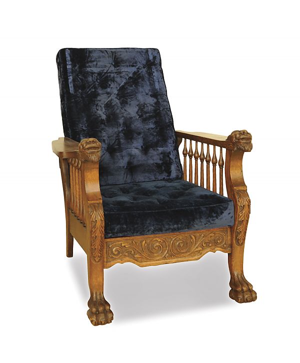 Arts and Crafts Morris oak chair