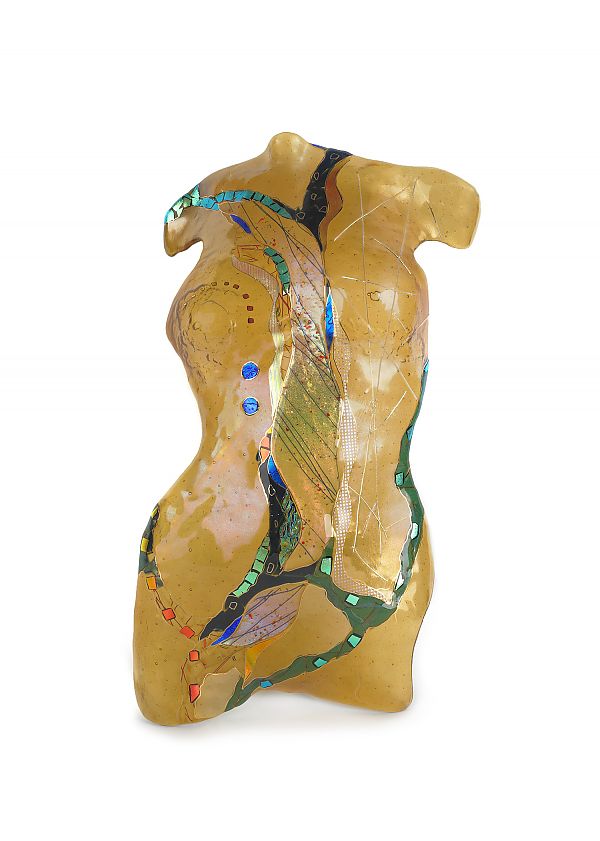 Contemporary art glass body sculpture 176078