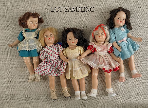 Ten Ideal Toni composition dolls 17607f