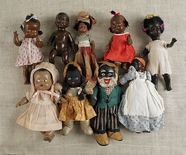 Nine black Americana dolls to include
