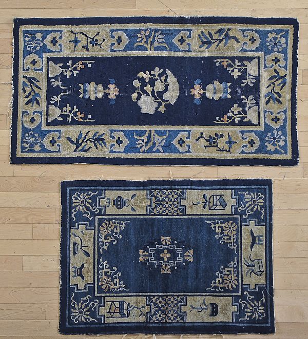 Two Chinese mats 3'10" x 2' and