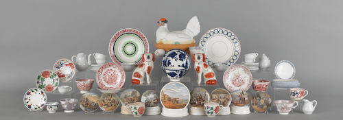 Miscellaneous ceramics to include 1760e5