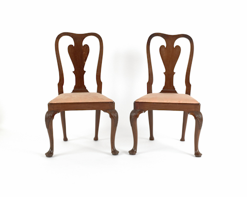 Pair of George II mahogany dining