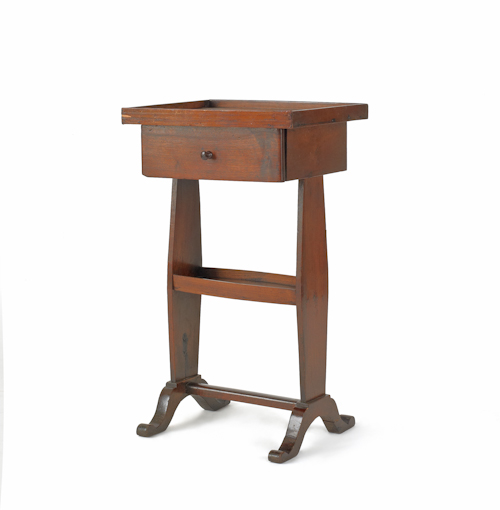 Walnut tray top stand ca. 1835