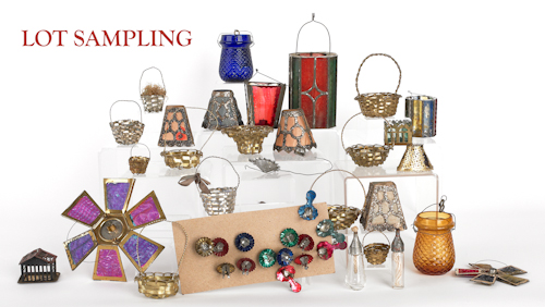 Group of miscellaneous Christmas ornaments