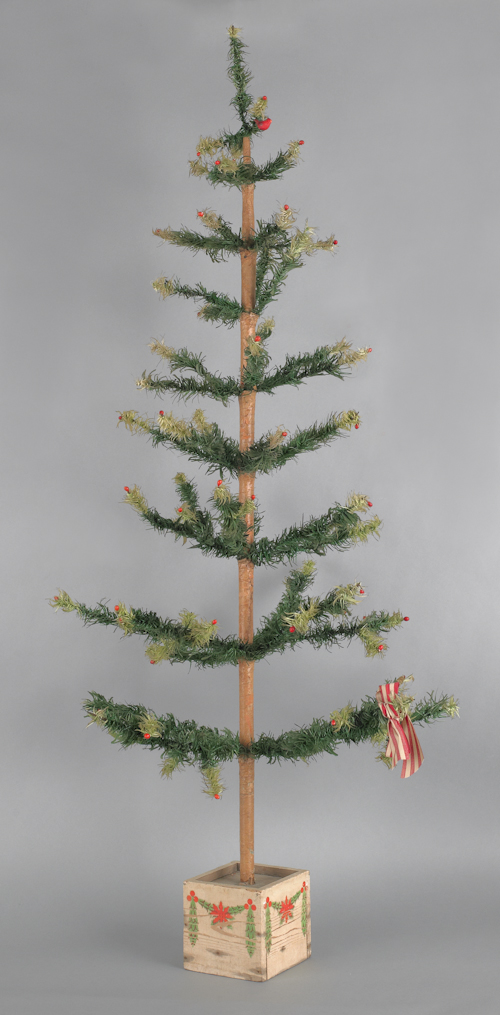 US Zone Germany Christmas feather tree