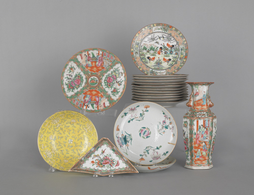 Collection of Chinese export porcelain