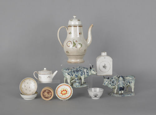 Group of miscellaneous porcelain 1762ad