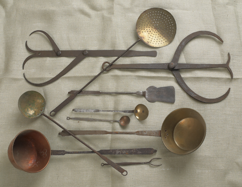 Group of miscellaneous butchers tools