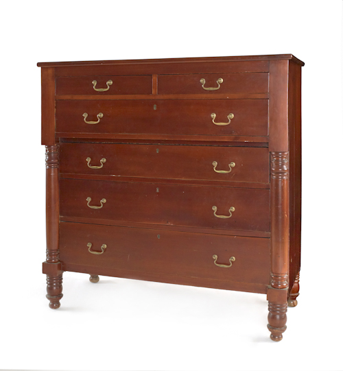 Pennsylvania Sheraton cherry dresser 1762ca